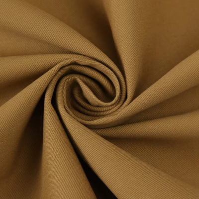 Best-Selling Stretch Brushed Twill 97% Cotton and 3% Spandex Fabric for Men's Pants and trousers