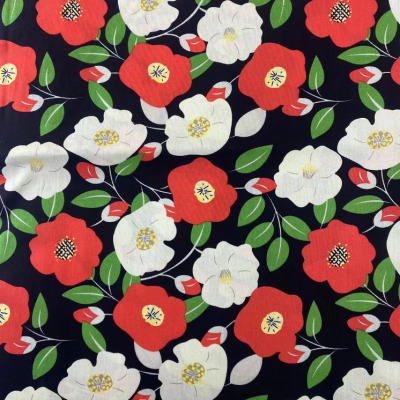 Factory Sales Pajama Sheet And Quilt Covers Floral Printed Fabric Plain Poplin Cotton Fabric For Women Clothing