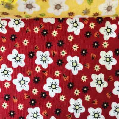 Factory Wholesale Soft Hand Feeling Small Flower Printed Cotton Poplin Fabric For Dress