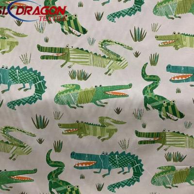 Wholesale fabric 100% cotton alligator print cotton fabric for garment