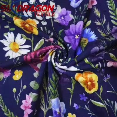 Custom bamboo fiber fabric digital printing bamboo cotton stretch fabric for kids garment