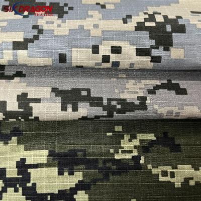 Military Camo Duck Canvas Fabric | Tactical Grade Waterproof Cloth Sixdragon Textile