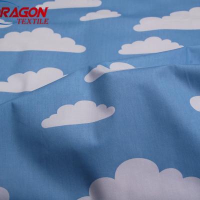 Factory direct sale cloud print cotton fabric for dress shirt