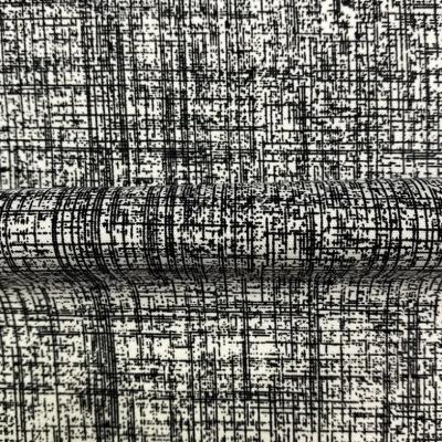 2025 Fashionable Artistic Stripe Printed Fabric Elastic Compact Cotton Poplin For Dress Skirt Coat Jacket