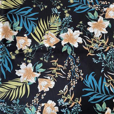 New Design Vintage Custom Flower Cotton Cloth Printed Fabric For Shirt Dresses