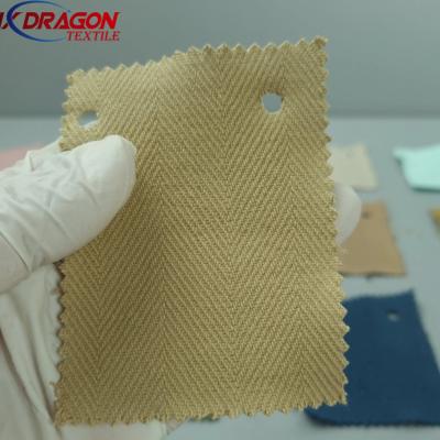 China factory cotton herringbone twill dyed fabric for dress garment