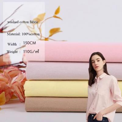Free sample solid dyed lightweight cotton poplin cloth fabric for shirts