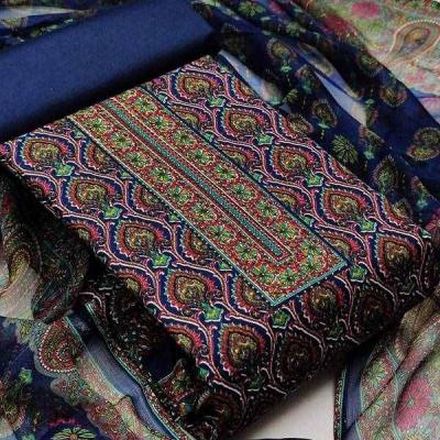 Fashion garment materials cotton printed suit fabric for clothing