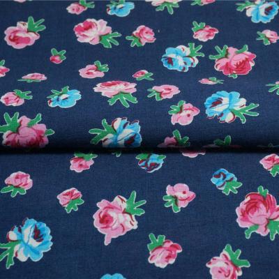 100 cotton voile printed muslin fabric for floral women's cloth