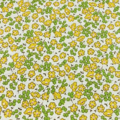 RTS Customized Printed Cotton Daisy Star Poplin Fabric For Shirt /Dress/ Skirts