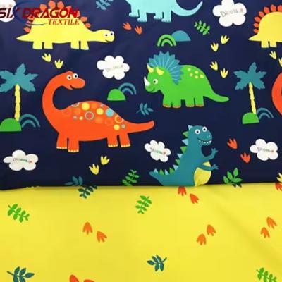 New design dinosaur print cotton fabric for garment