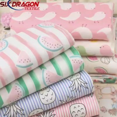 Latest design free sample funky print cotton fabric for shirt dress