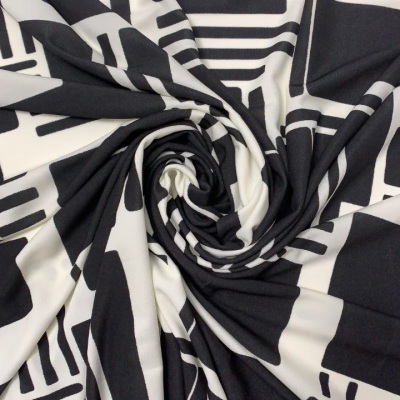 Accept custom designs 100% cotton digital printing geometric print cotton fabric for clothing