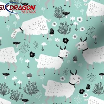 Wholesale classic liberty goat print cotton fabric for garment