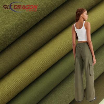 Hot sale cotton green twill for trench coat, jacket,cargo pants