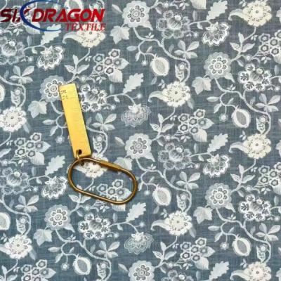 New Design cottont poplin grey patterned cotton fabric for dress
