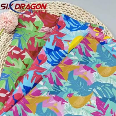 High quality 105gsm cotton 100% hummingbird print cotton fabric for garments