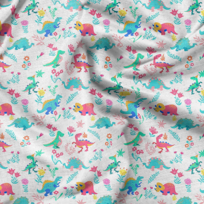  Hot sale wholesale custom digital printing printed cambric fabric for garment