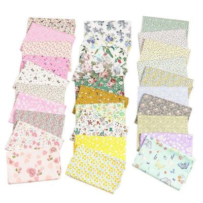 Low moq china custom digital printing printed cotton twill fabric for garment