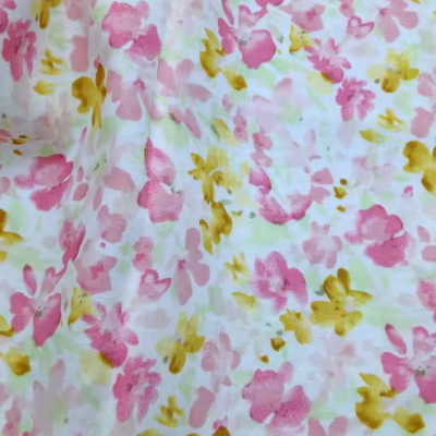 Custom digital print 100% cotton printed swiss cotton fabric for wedding daily