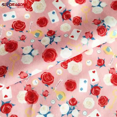 China Fctory Ruby Star Society Canvas Fabric Licensed Designer Printed Cotton Material for Quilting, DIY Crafts, Home Decor
