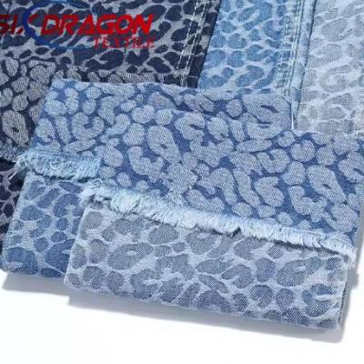 Fashion design soft and breathable snow leopard cotton fabric for garment