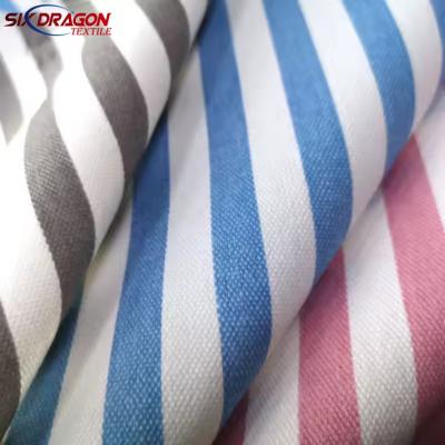 Designer Striped Cotton Canvas by the Yard | Colorfast & Pre-Shrunk for Modern Upholstery & Tote Bags