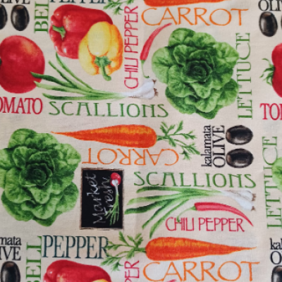 Cotton printed organic vegetable print cotton fabric for dress shirt/cloth use