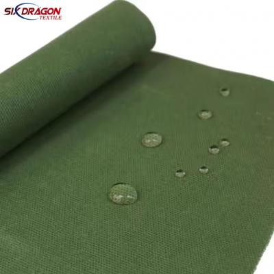 Heavy-Duty Waxed Duck Canvas Fabric 100% Cotton Material for Tents, Workwear, Outdoor Bags | Eco-Friendly Wax Coated Cloth