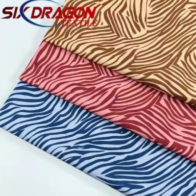 High quality 100% zebra cotton fabric by the yard for garments